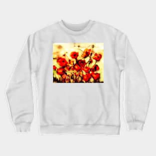 orange poppies Crewneck Sweatshirt